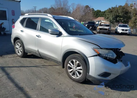 2015 Nissan Rogue Sv from USA, damaged, VIN KNMAT2MV6FP548775